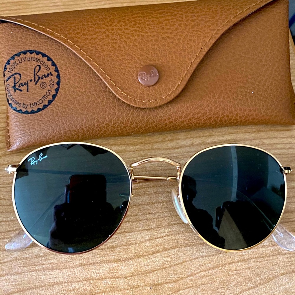 Authentic Round Metal Classic Ray bans